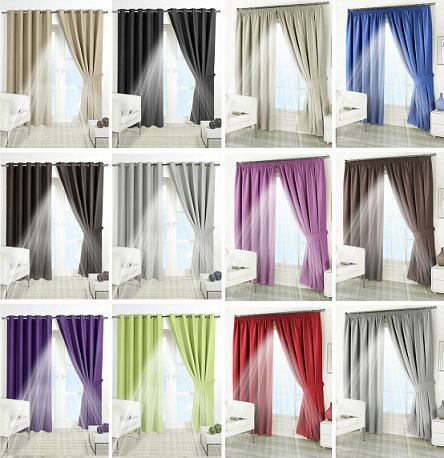 tipos de cortinas para sala